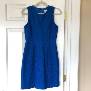 J.Crew Blue Cobalt Cocktail Dress